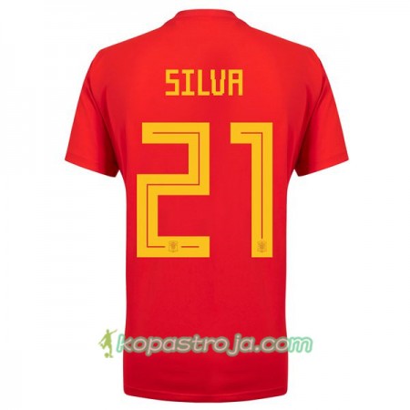 Billiga Fotbollströjor Spanien David Silva 21 Dam WM 2018 Hemma tröja